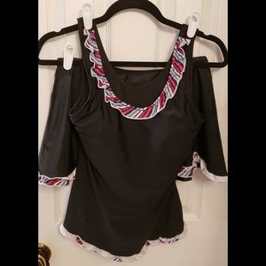 Adorable "Profile style" skirted swimsuit Size M